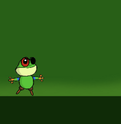 Pirate Frog Runner Game